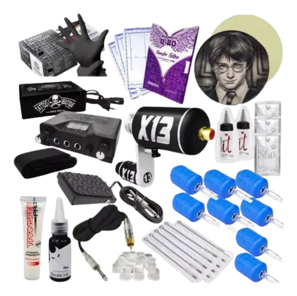 Kit-Tatuagem-Completo-Máquina-X13-Profissional